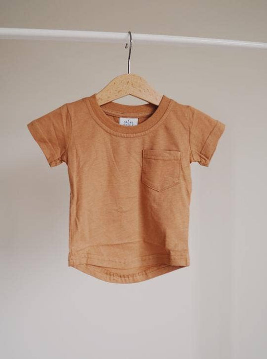 Brushed Cotton Tee - Mushroom