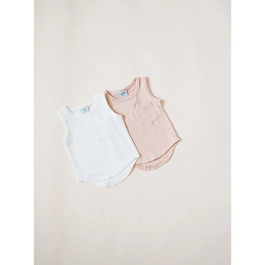 Pocket Tank Top - Sand