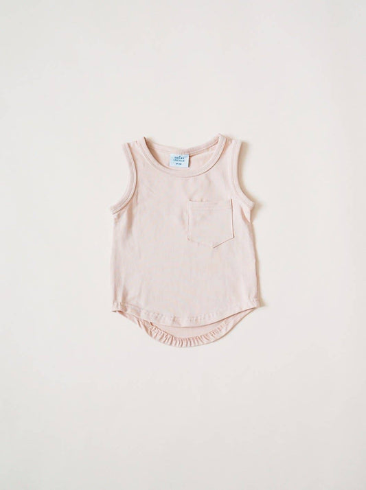 Pocket Tank Top - Sand