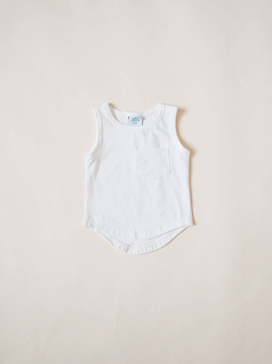 Pocket Tank Top - Milk